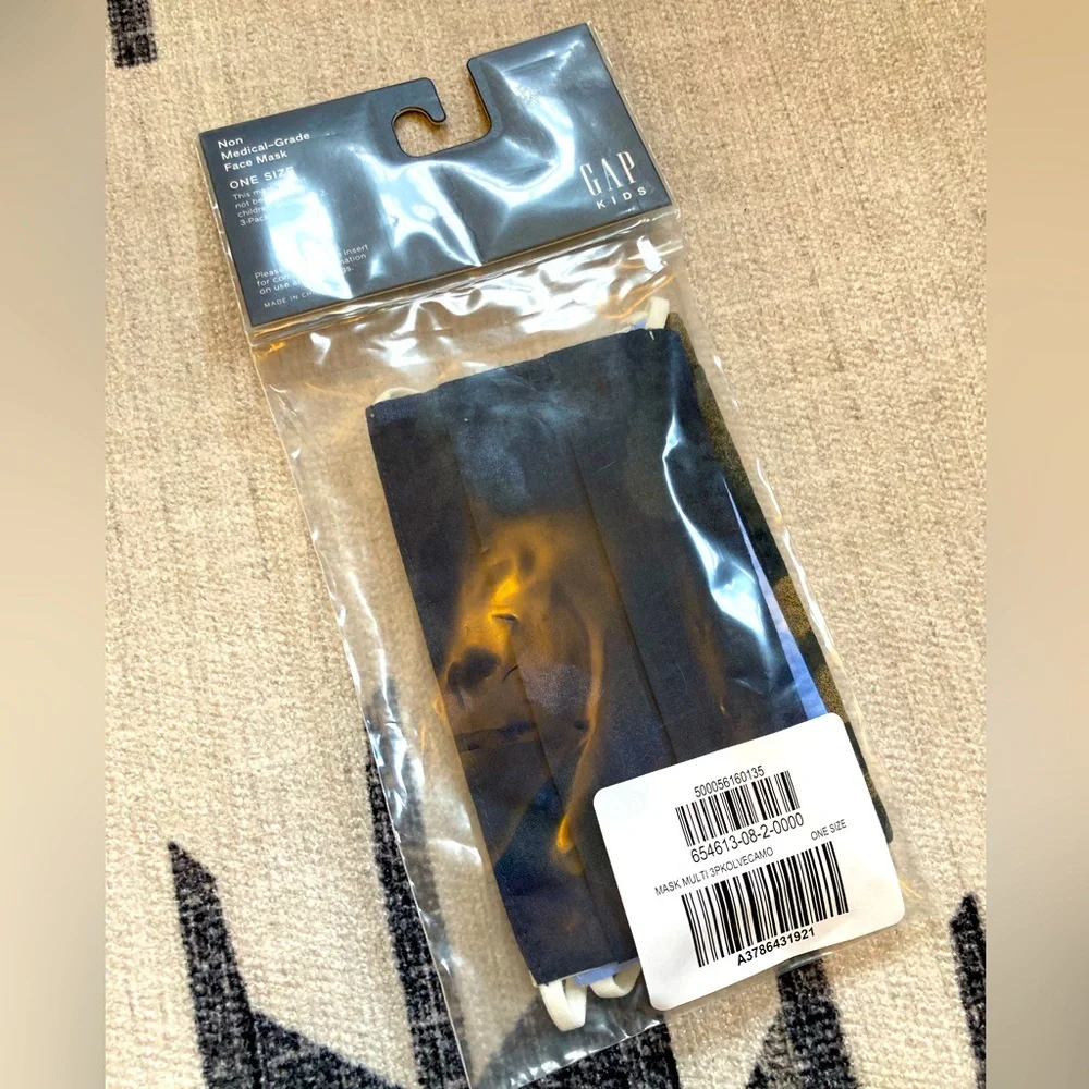 ☀️ NEW Gap Kids Cloth Face Mask (3 pack)